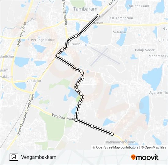 55G Bus Line Map
