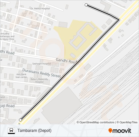 55G bus Line Map