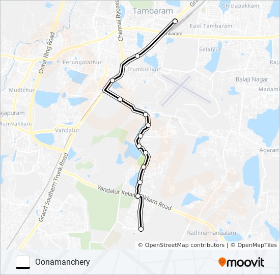 55G bus Line Map