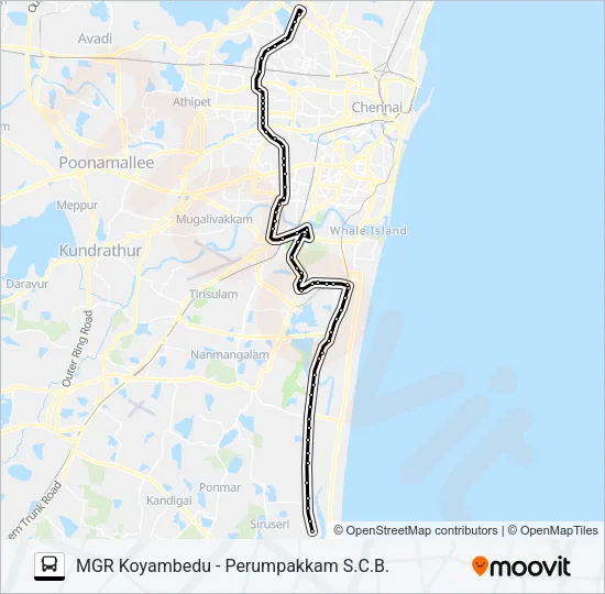 570 Bus Line Map