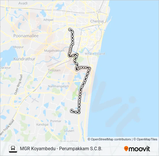 570 Bus Line Map