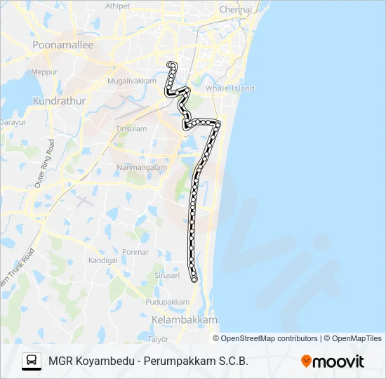 570 Bus Line Map