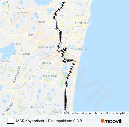 570 Route Schedules, Stops & Maps Siruseri I.T. Park (Updated)
