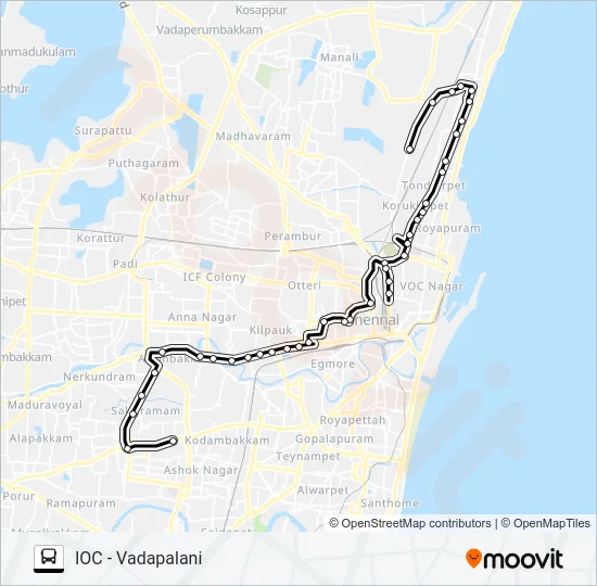 59A Bus Line Map