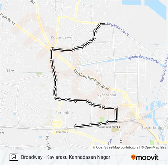 64K Bus Line Map