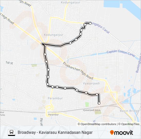 64K Bus Line Map