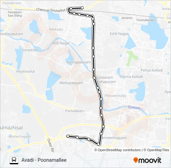 65K Bus Line Map