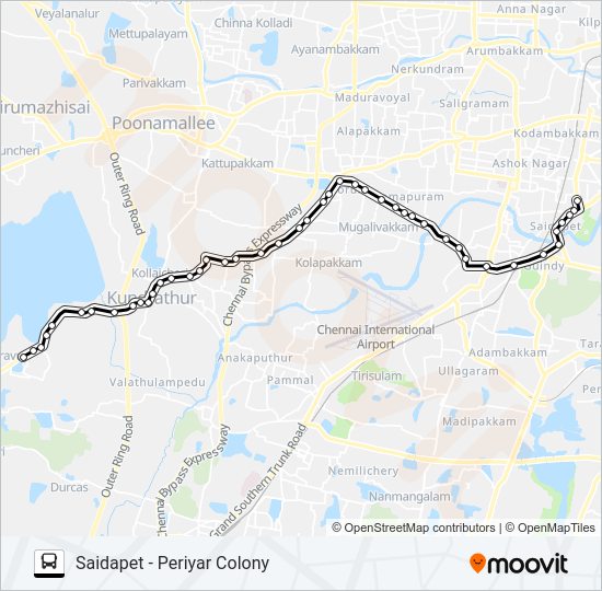 88L Bus Line Map