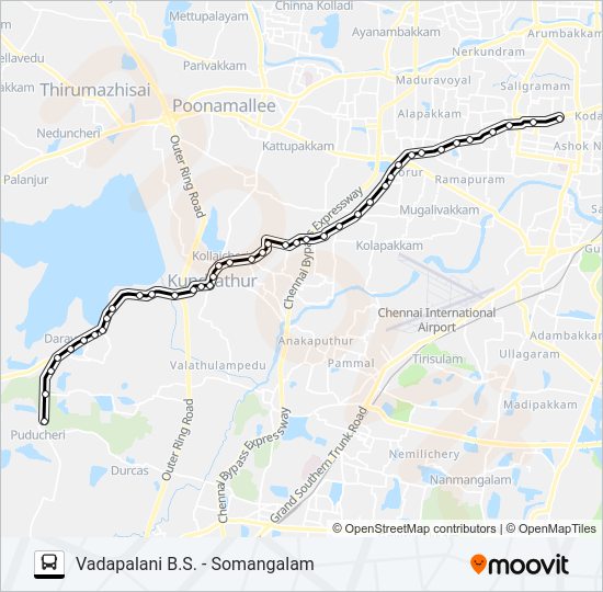 88M Bus Line Map