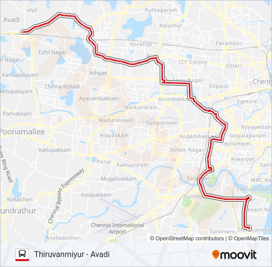 A47 Bus Line Map