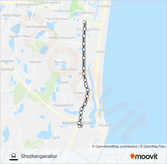 B19 Bus Line Map