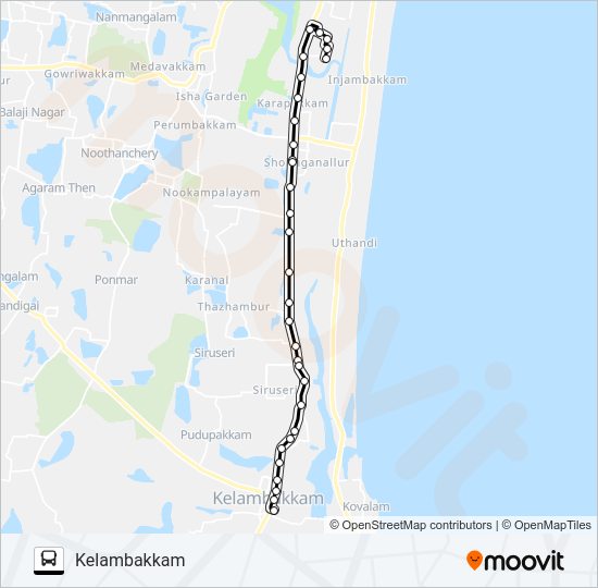 B19 Bus Line Map