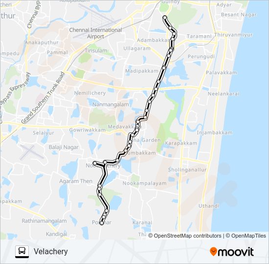 J51 bus Line Map