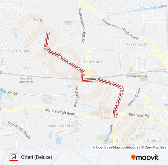 T29 Bus Line Map