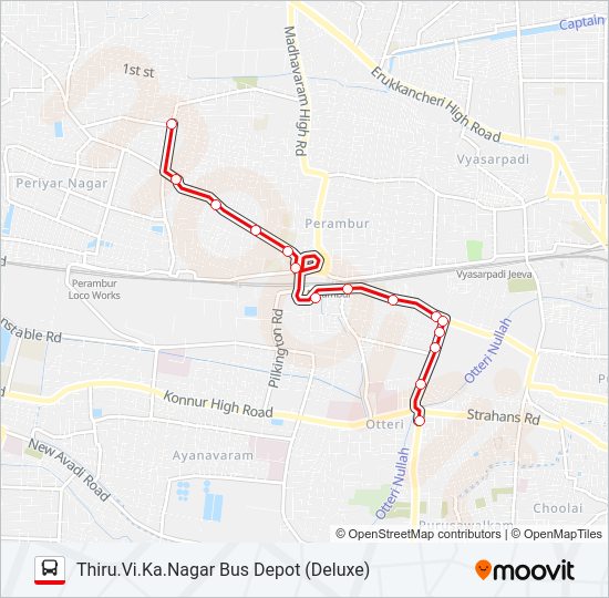 T29 Bus Line Map