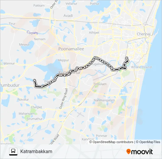 188K Bus Line Map