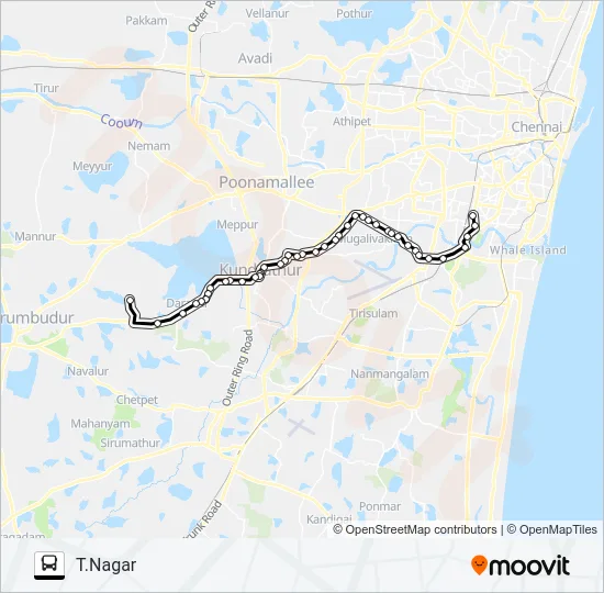 188K Bus Line Map