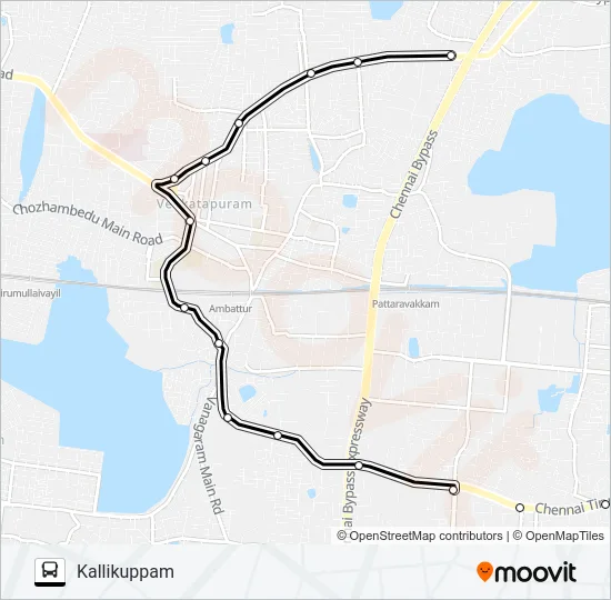 248A Bus Line Map