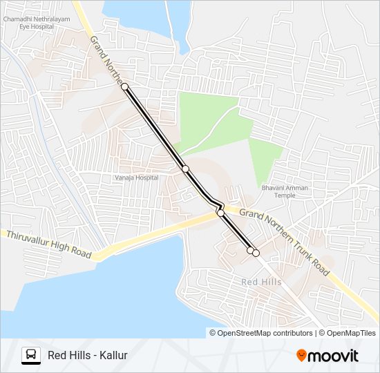 557C Bus Line Map