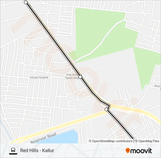 557C Bus Line Map