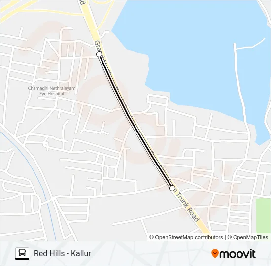557C Bus Line Map