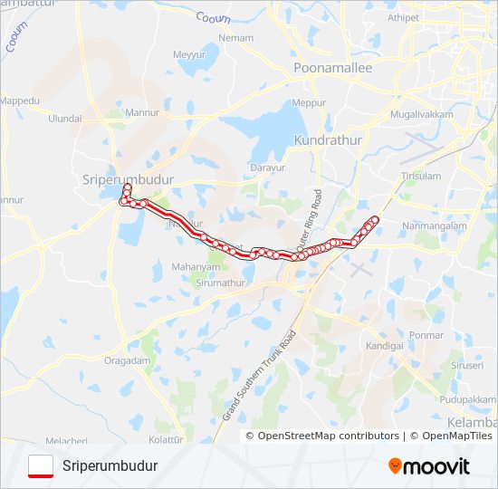 32b Route: Schedules, Stops & Maps - Korukkupet R.S (Updated)