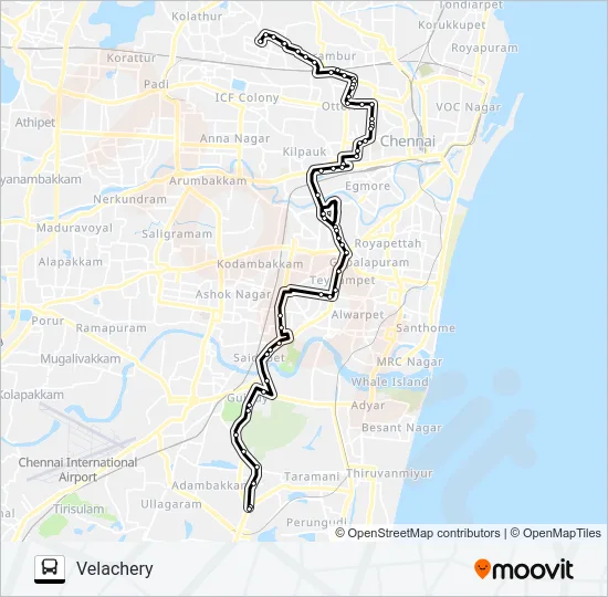 B29N Bus Line Map