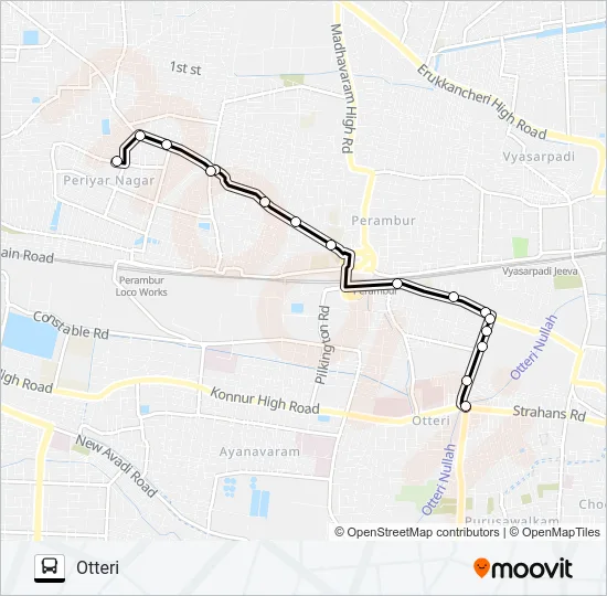 B29N Bus Line Map