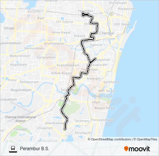 B29N Bus Line Map