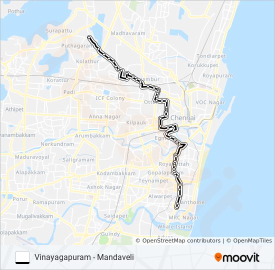 29 EXT bus Line Map