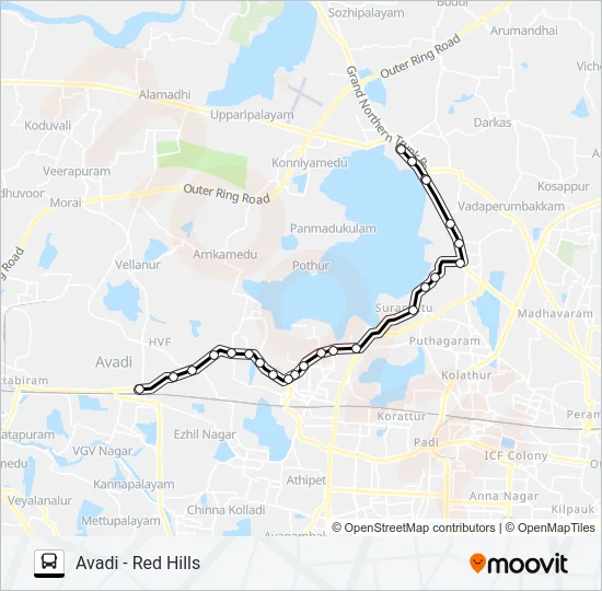 62 CUT Bus Line Map
