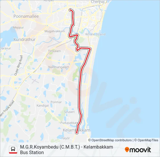 570 Bus Line Map