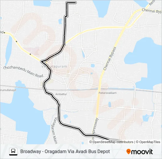120F Bus Line Map