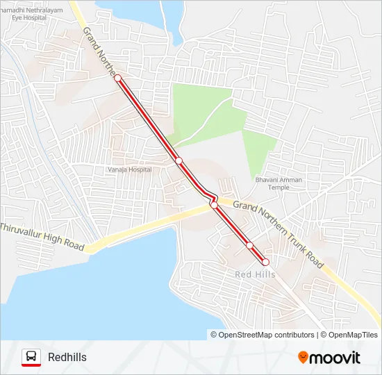 514 Bus Line Map