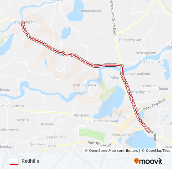 514 Route Schedules, Stops & Maps Redhills (Updated)