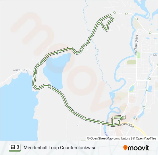 3 Bus Line Map