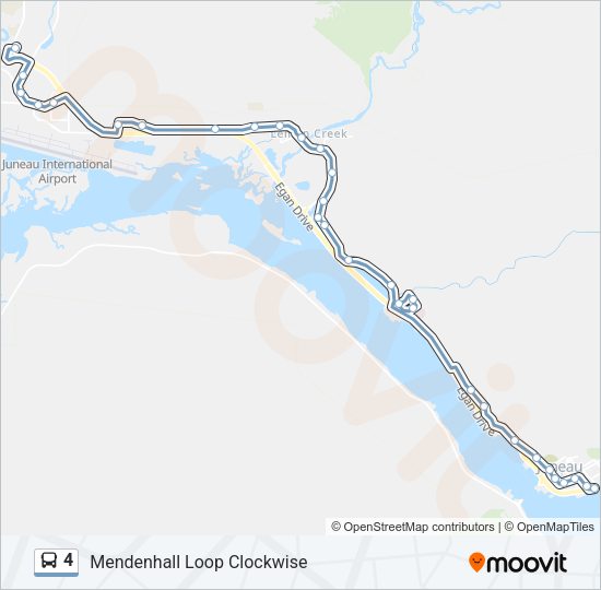 4 Bus Line Map