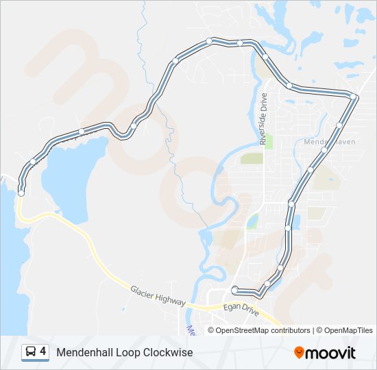 4 Bus Line Map