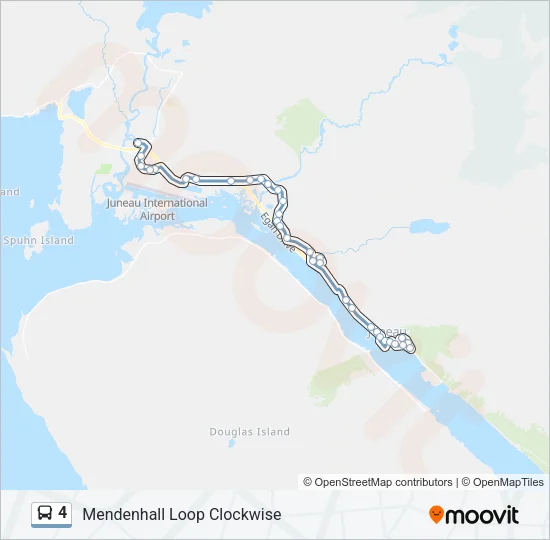 4 Bus Line Map