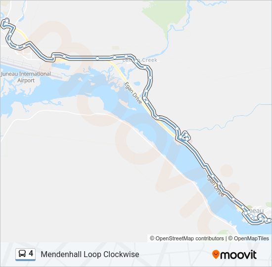 4 Bus Line Map
