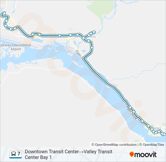 7 Bus Line Map