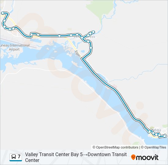 7 Bus Line Map