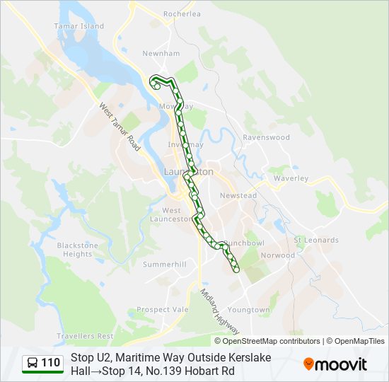 110 Route: Schedules, Stops & Maps - Stop U2, Maritime Way Outside ...