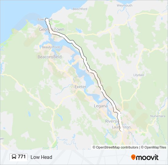 771 Route: Schedules, Stops & Maps - Low Head (Updated)