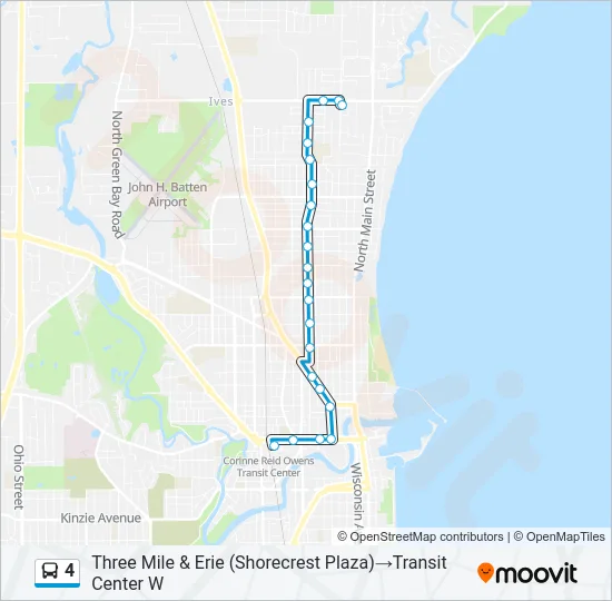 4 Bus Line Map
