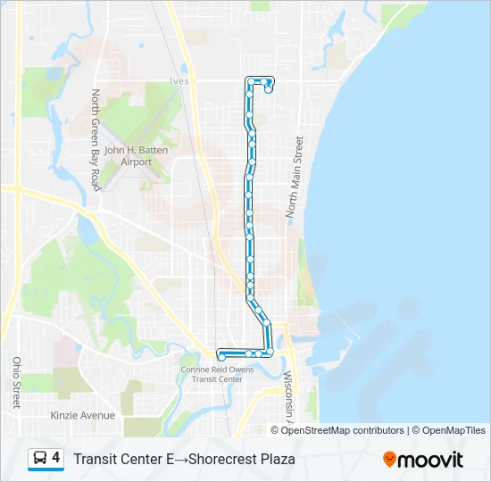 4 Bus Line Map