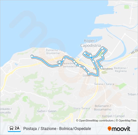 2a Schedules, & Maps Postaja - Stazione