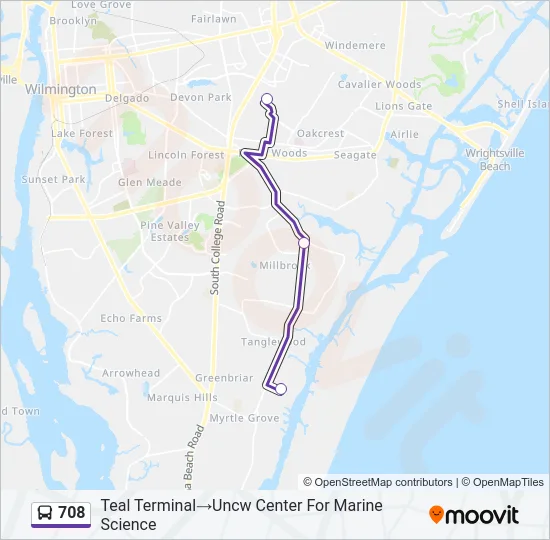 708  Line Map