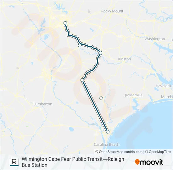 GREYHOUND US0656S Bus Line Map
