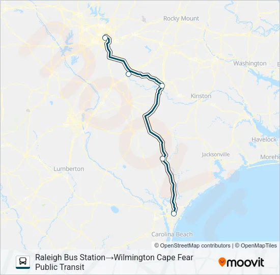 GREYHOUND US0656S Bus Line Map